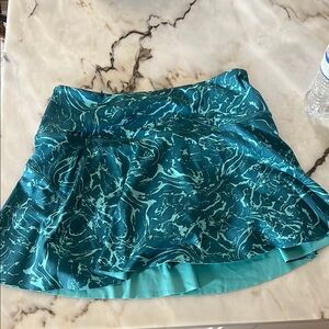 Athleta teal tennis/active skirt